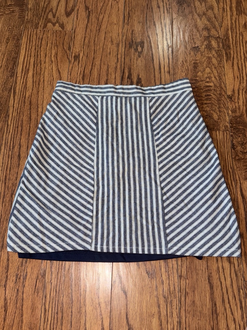 Vintage Abound Women’s Skirt Size Small USA Made Cotton 90s Y2K Stripped Mini